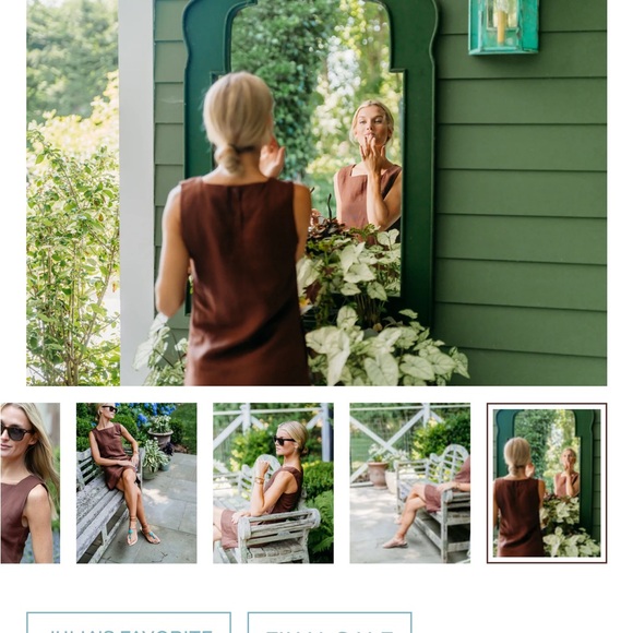 NWT $267 Julia Amory Serena Dress in Coco Size XSmall - Picture 7 of 11